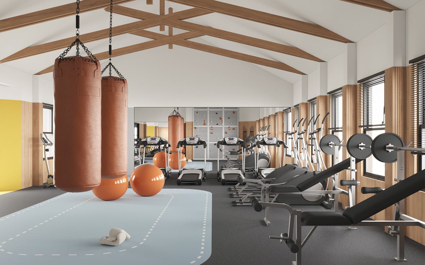 Elevate your workout routine with our brand new, fully equipped fitness center.
